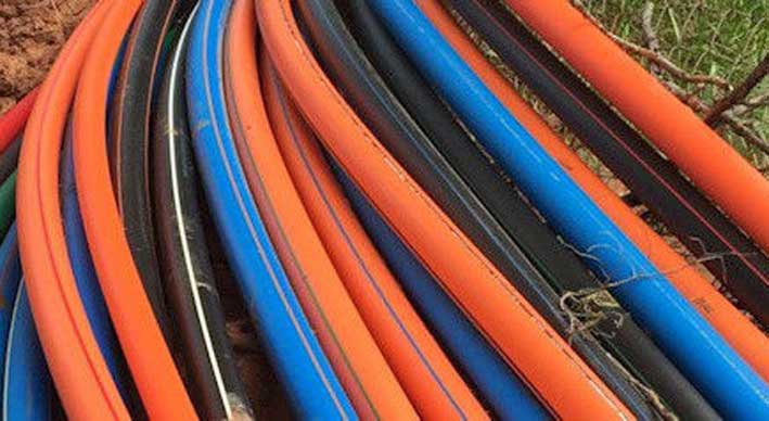 Ilustrasi pipa HDPE selongsong kabel