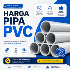 Ilustrasi Kenaikan Harga PIpa Plastik PVC 2026